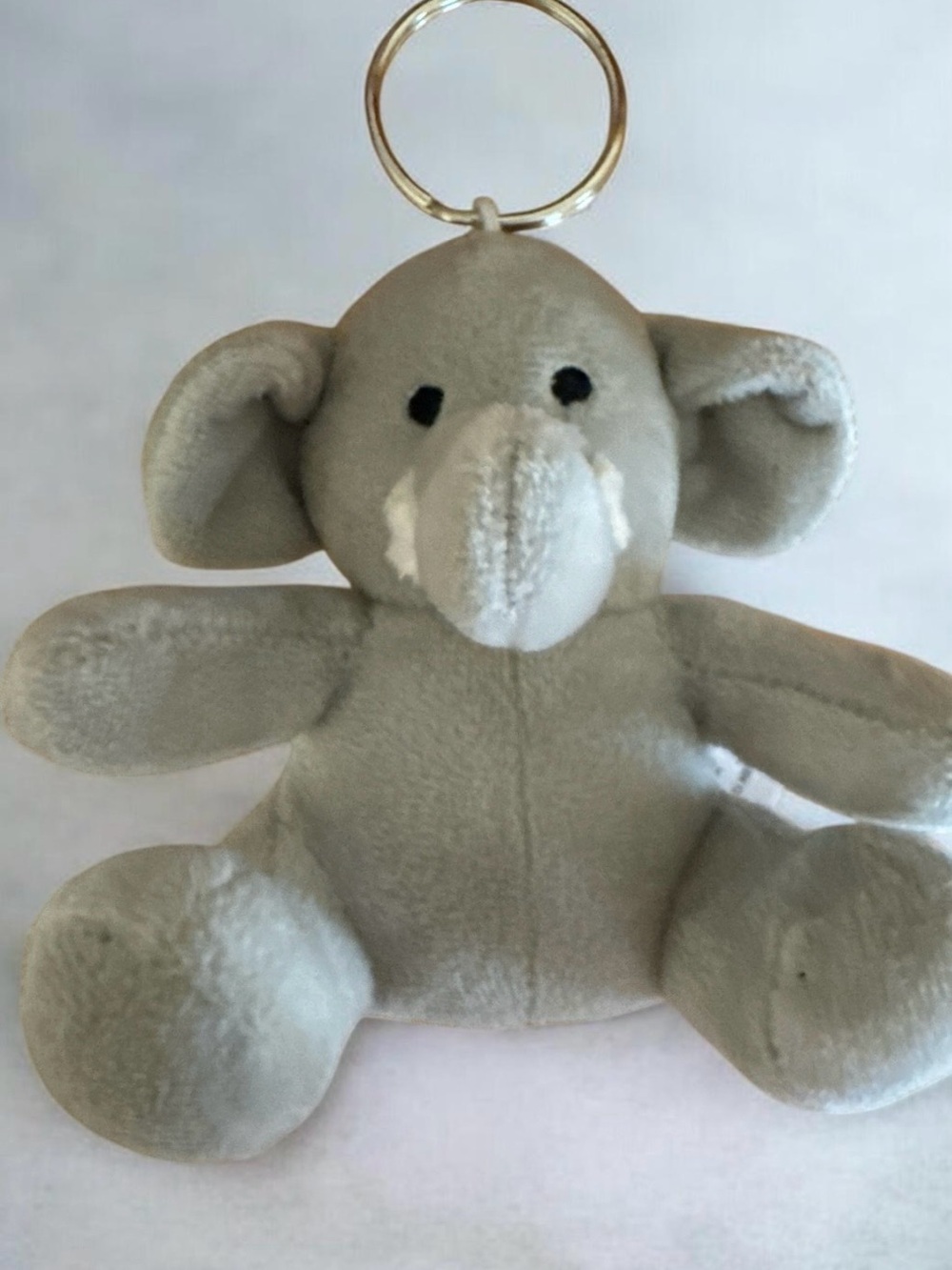 Plush Elephant Keychain